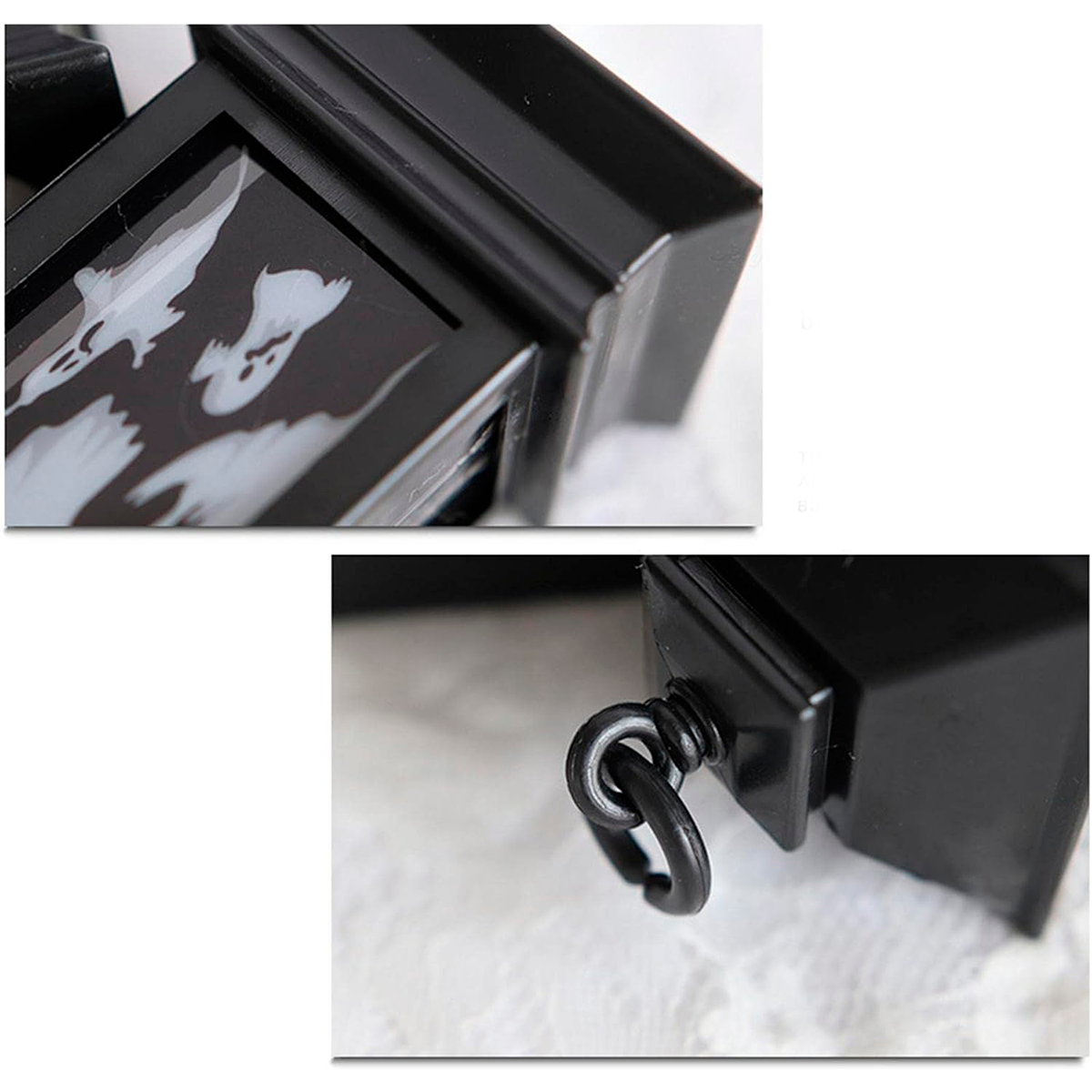 Set 4 Faroles Halloween Decorativos LED Decoración Casa FN01H