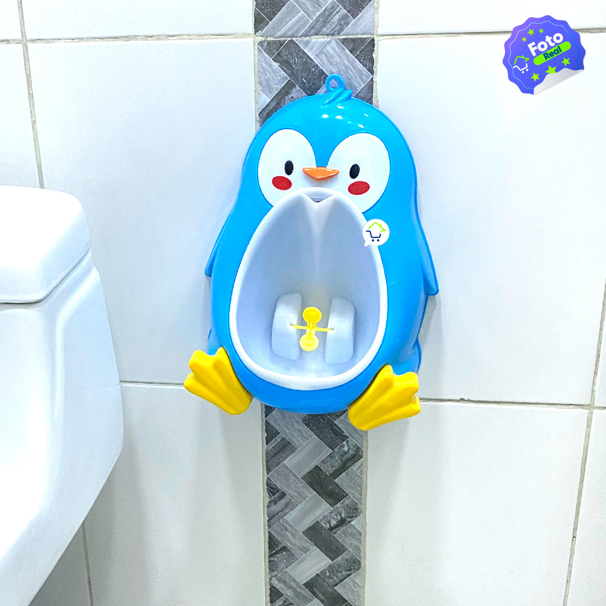 Orinal Portátil Infantil De Pingüino Para Pared Entrenamiento Niño 36044-3