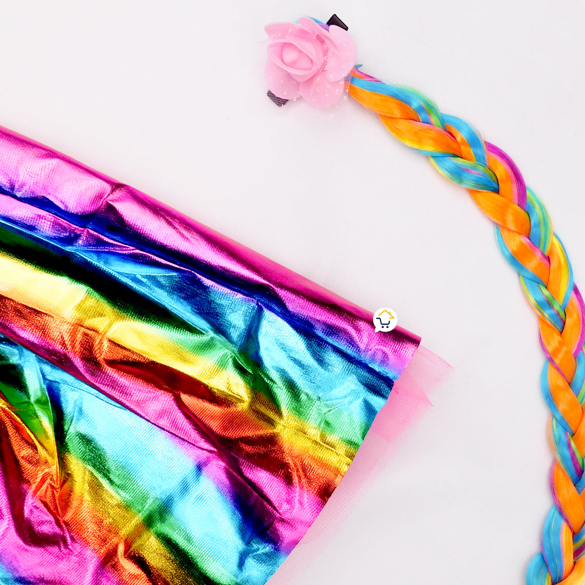 Set Disfraz Unicornio Accesorios Diadema Halloween Niñas Fiesta OF483