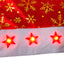 Gorro Navideño con Luces LED Estrellas Rojas GNEC001