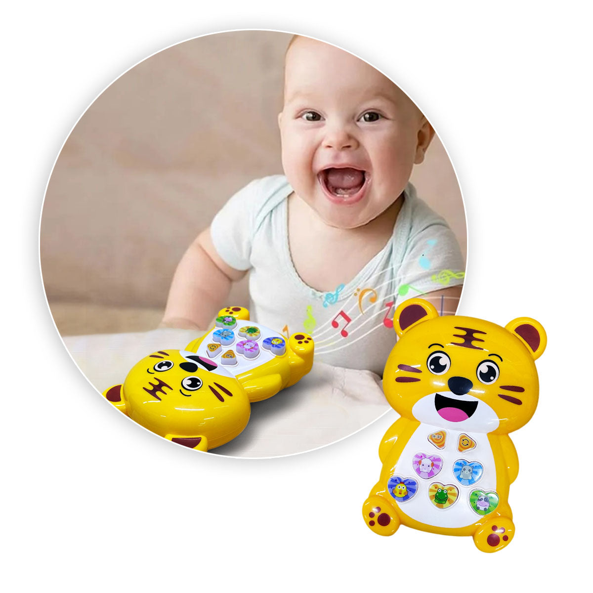 Piano Musical Tigre Infantil Interactivo AT228