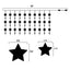 Cortina Luces LED Estrellas Navidad 4x2M Decoración 1655