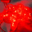 Cortina de Luces LED Rojas 6 m Decoración Navideña y Festiva para Hogar 1404-E100L