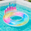 Flotador De Corona Glitter Inflable Salvavidas Infantil Piscina Pool HEA2204-127