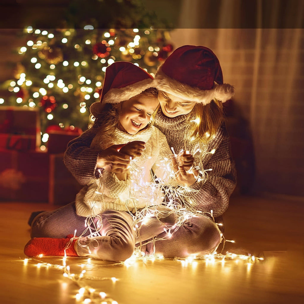 Cortina LED Intercalada 3 Metros 96 LED Navidad Decoración Navideña AL-078