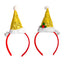 Diadema Navideña con Gorrito LED Fiesta y Navidad DGNL2