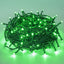 Luz LED Lineal 100 Metros 960 LED Extensión Navideña Cable Verde 1520A