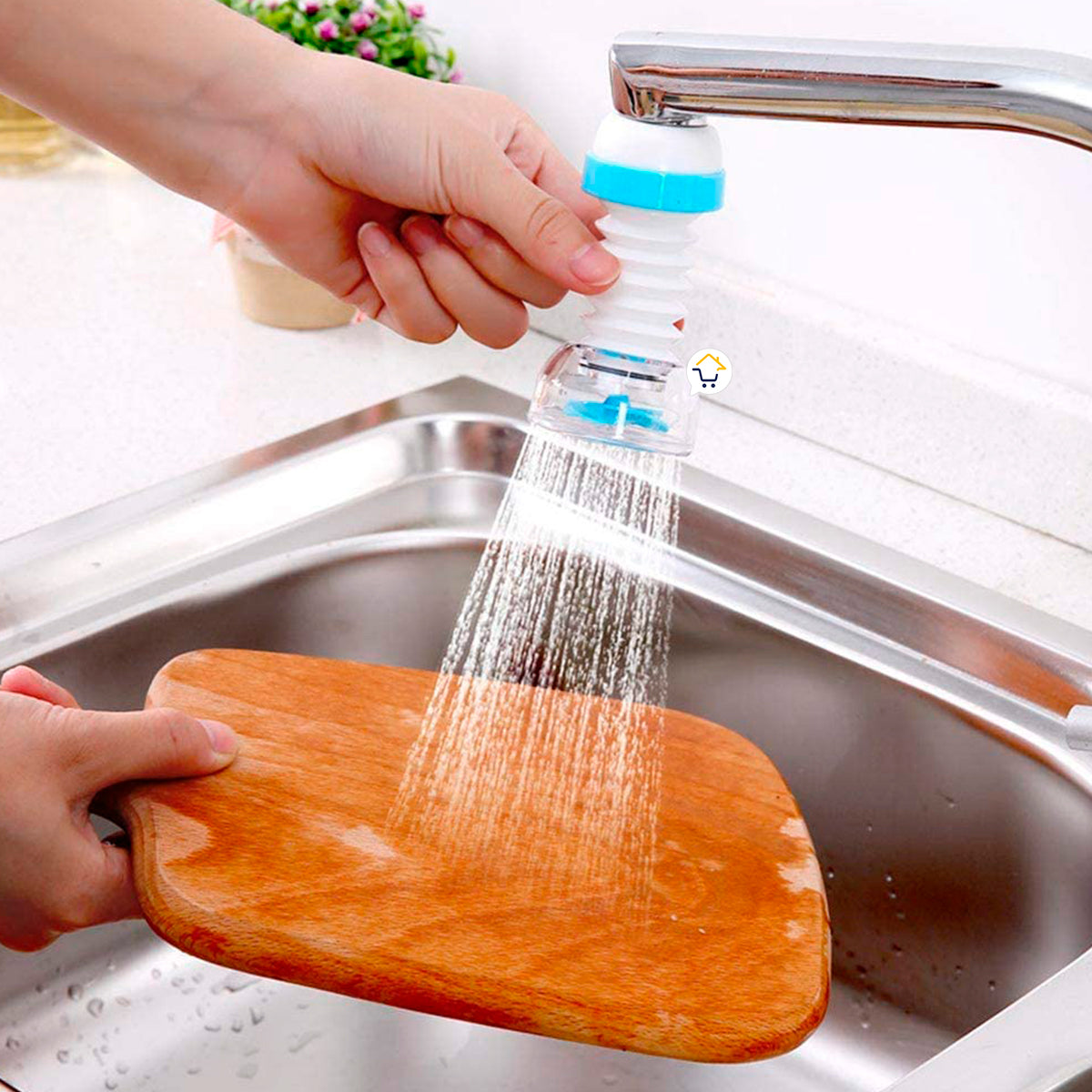 Ahorrador de Agua Flexible Grifo Regulador Llave Cocina B-7