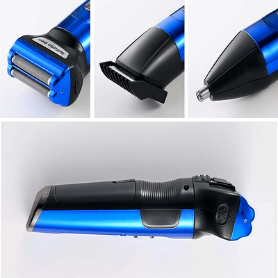 Rasuradora 3 en 1 Trimmer Afeitadora Recargable para Barba Nariz y Patillas GM-6617