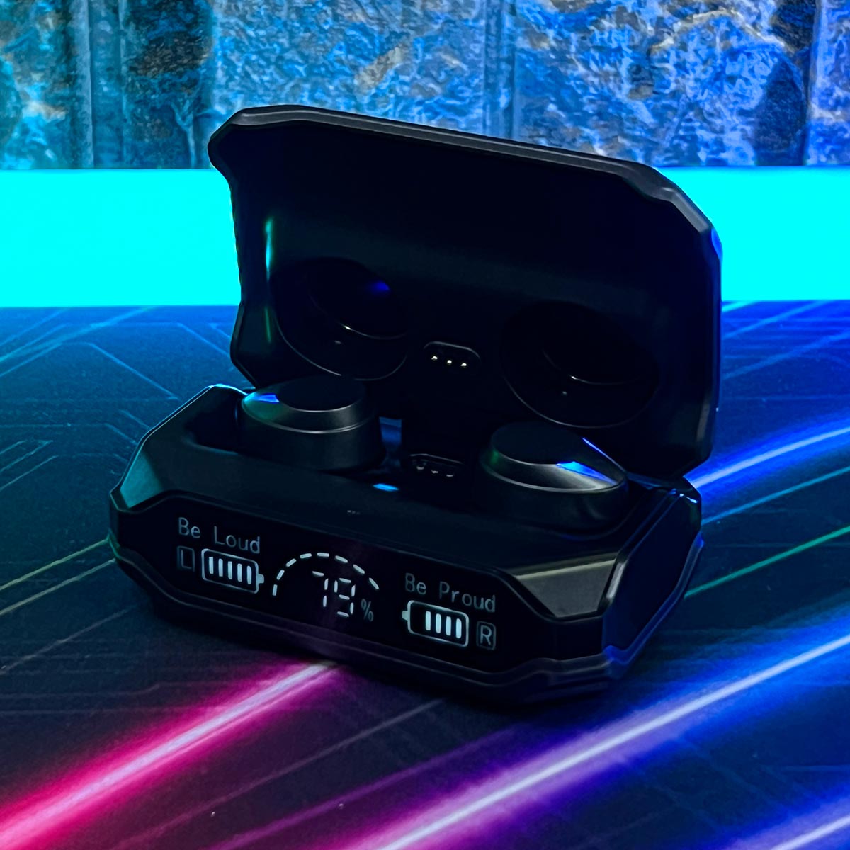 Audífonos Inalámbricos Bluetooth Gamer Estuche Power Bank Recargable M41