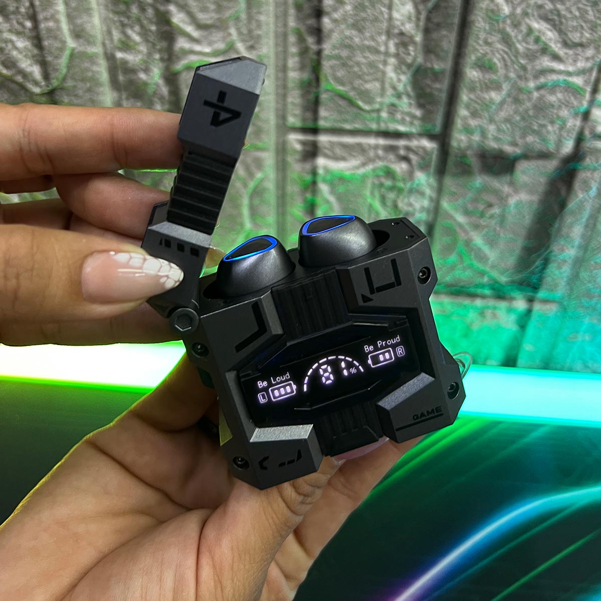 Audífonos Inalámbricos Bluetooth Gamer Estuche Power Bank Recargable M45