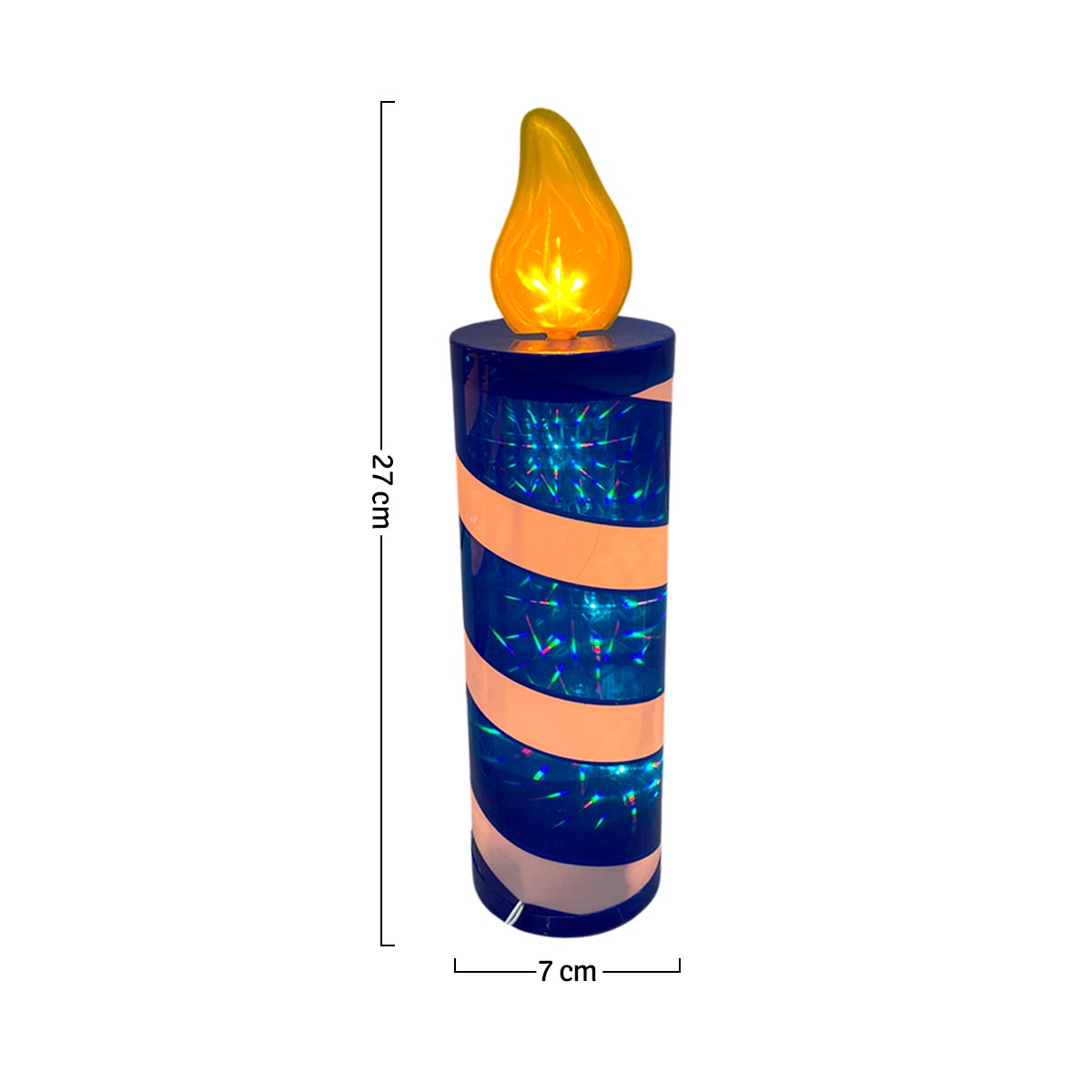 Extensión Velas Grandes 2 m Luces Navidad LED Decoración Hogar LZH18