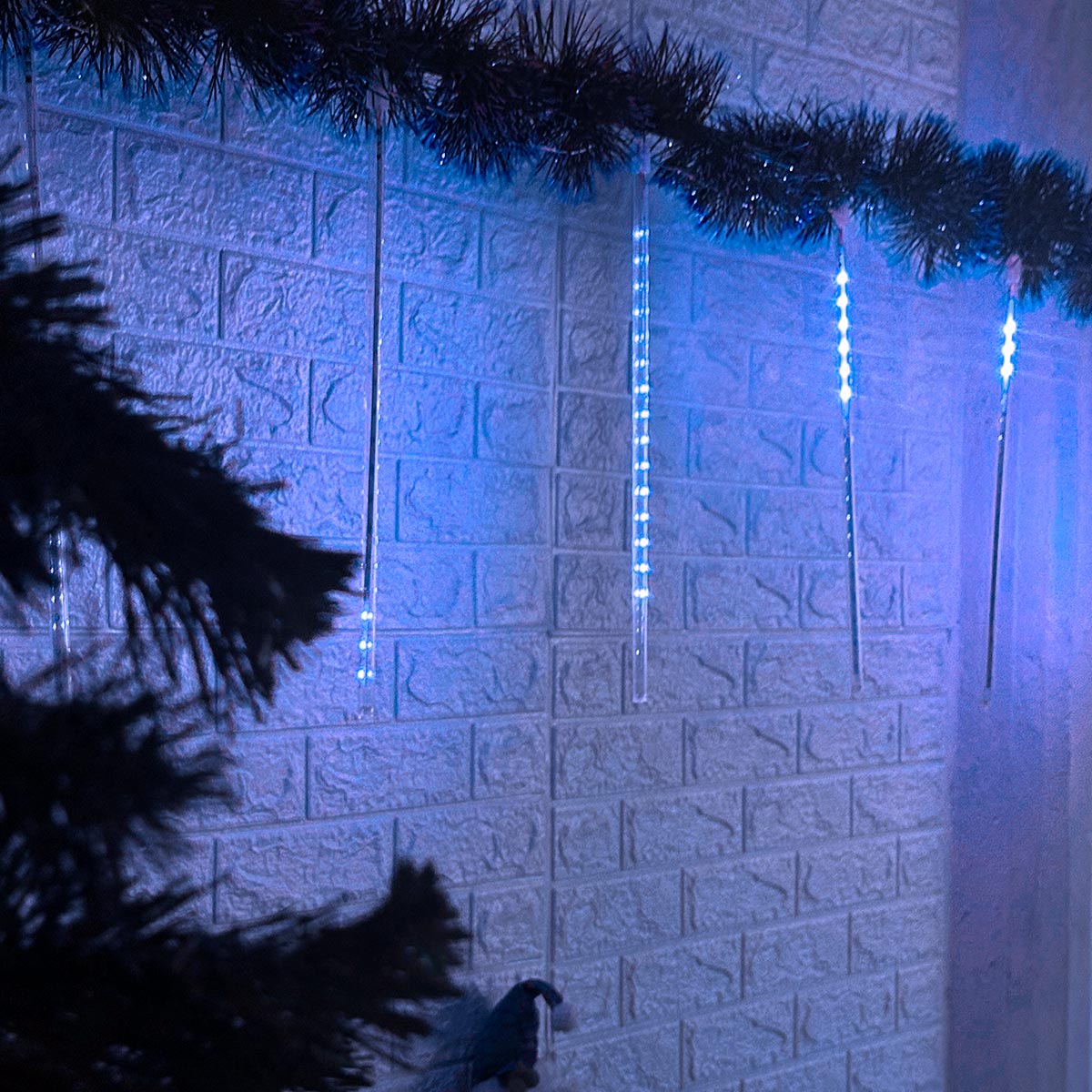 Luces Led Lágrima 3M Meteoro Sube y Baja Decoración Navidad 46 cm 2300