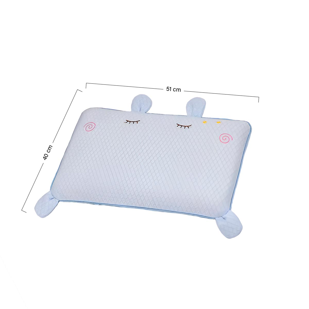 Almohada Infantil Espuma Adaptable Ventilación Diseño Ergonómico A2403-346