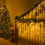 Cortina LED Intercalada 6 Metros 192 LED Decoración Navideña Interior Navidad AL-079