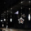 Cortina Intercalada Estrellas 3M Luces Led Navidad 1640A