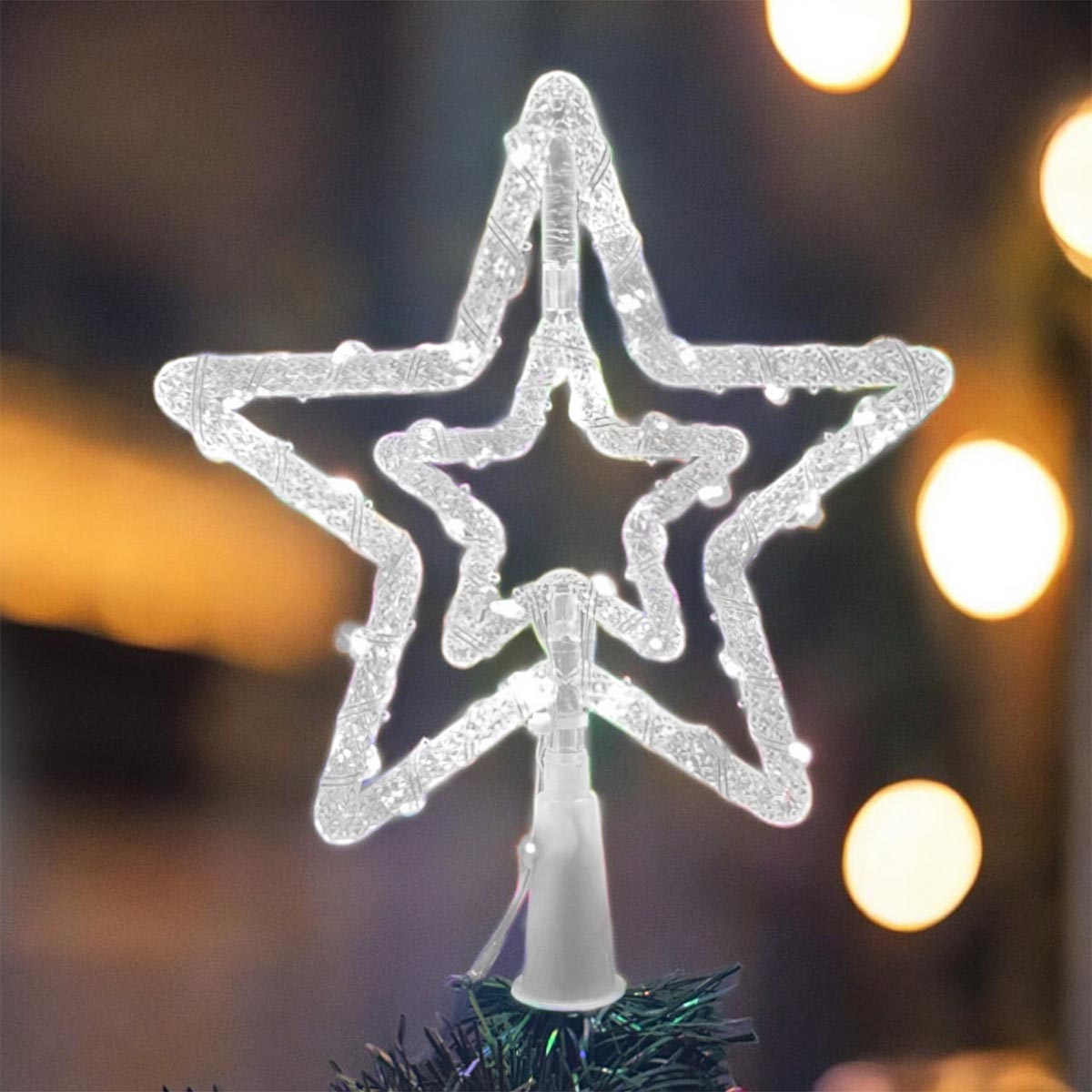 Estrella Árbol De Navidad Luz LED 2283