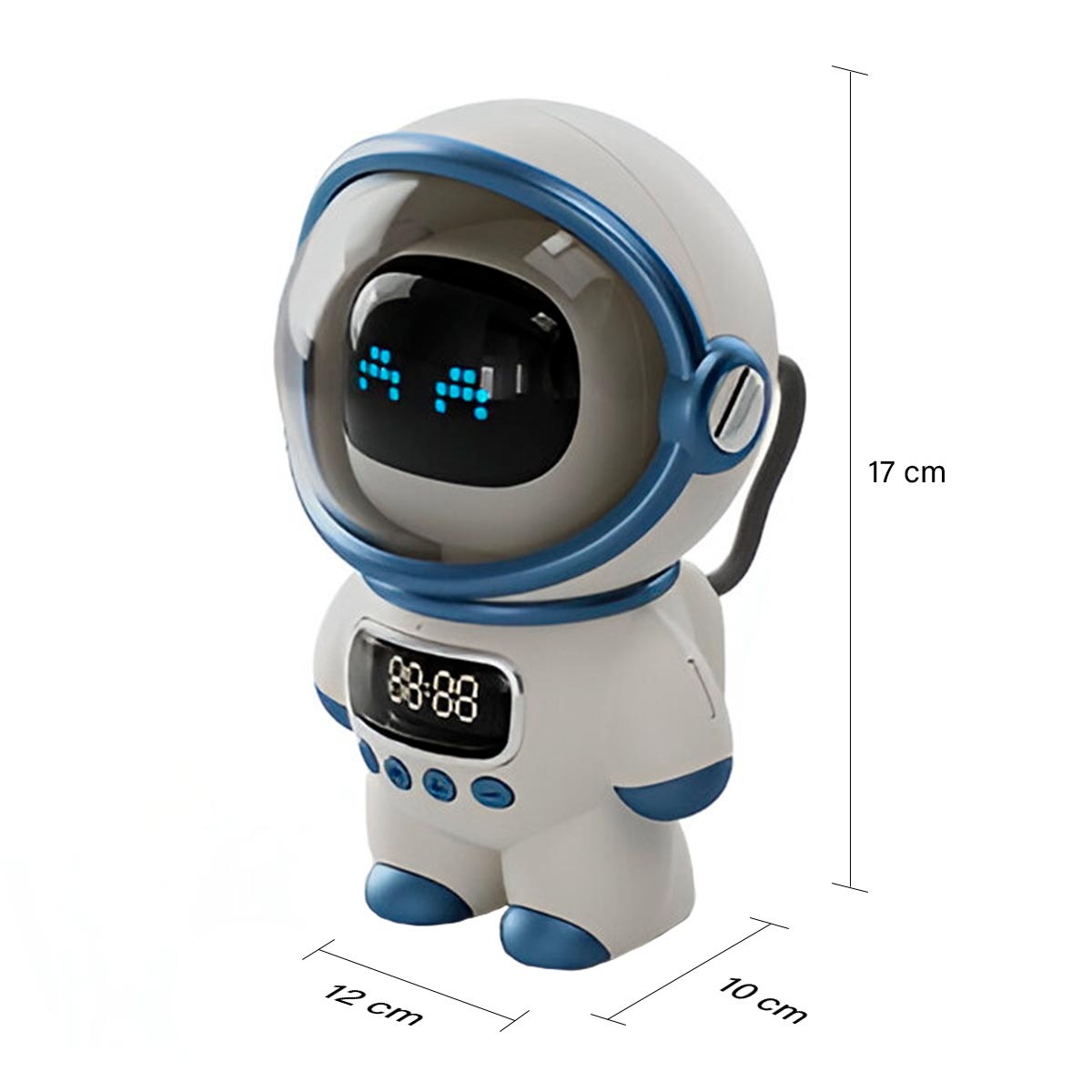 Parlante Bluetooth Altavoz Astronauta Reloj Alarma M20