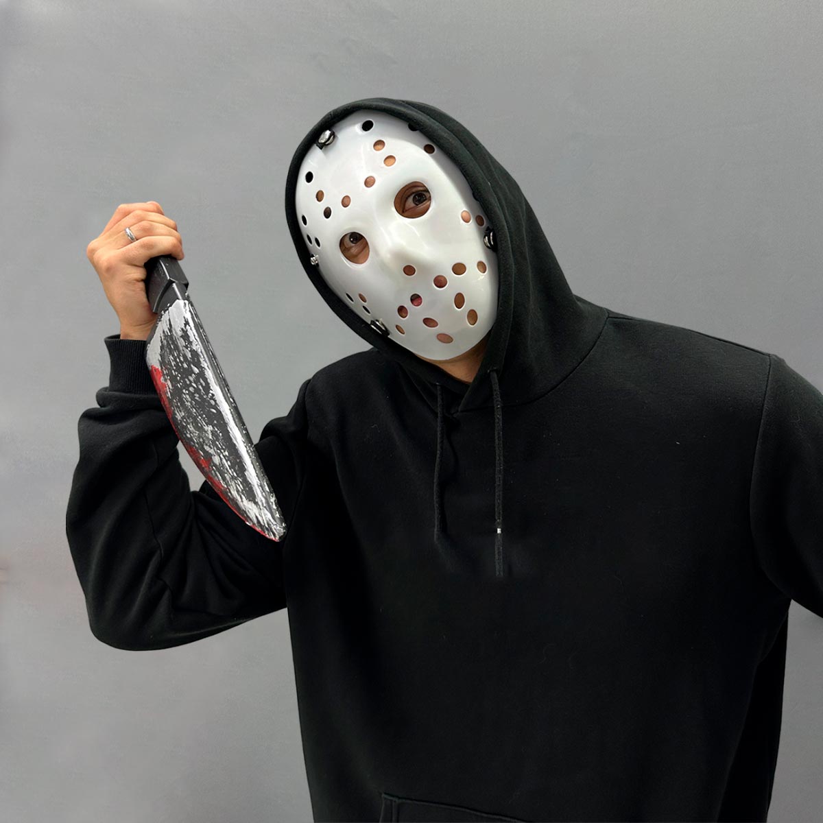 Máscara Asesino Jason Halloween Hockey Disfraz OF-1375