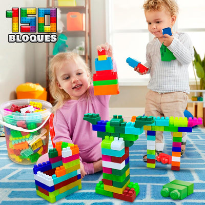 Bloques Construcción 150 Piezas Juguete Infantil W-TBJ150F