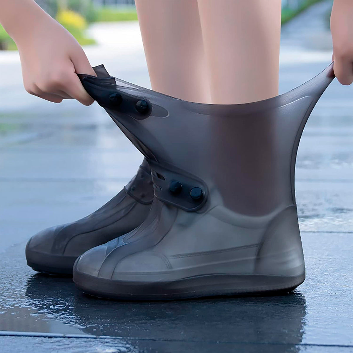 Botas Lluvia Impermeable Funda Antideslizante Para Zapatos TY902