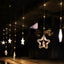 Cortina Intercalada Estrellas 3M Luces Led Navidad 1640A