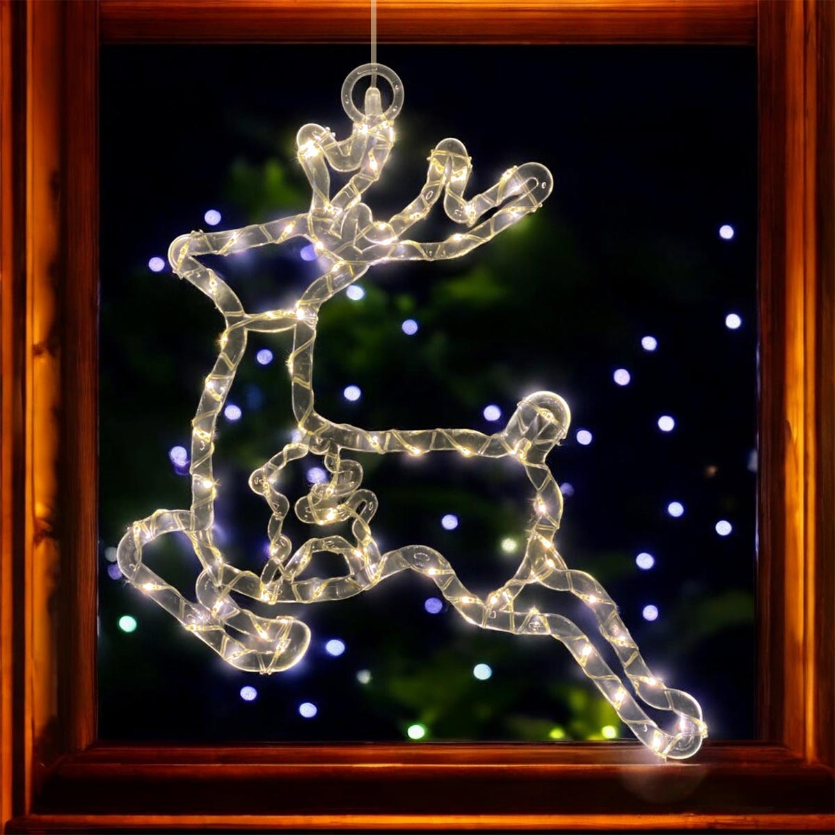 Figura Decorativa LED Reno Navideño Luminoso 2228