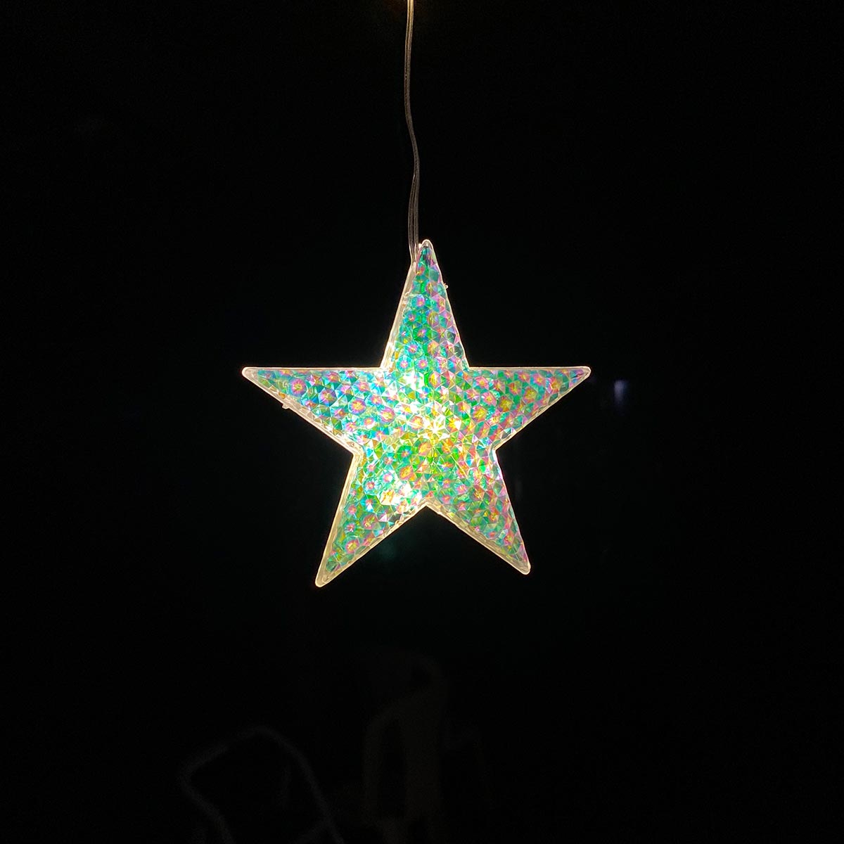 Cortina Intercalada Estrellas 3M Luces Led Navidad 1640A