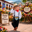 Traje Típico Niño Disfraz Feria Flores X6 Piezas Et000018