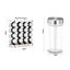 Especiero 16 Frascos Acero Inoxidable Organizador de Condimentos Condimentero X839