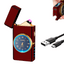 Encendedor Eléctrico de Plasma Recargable USB Reloj Antiviento B0C4NZFHVL