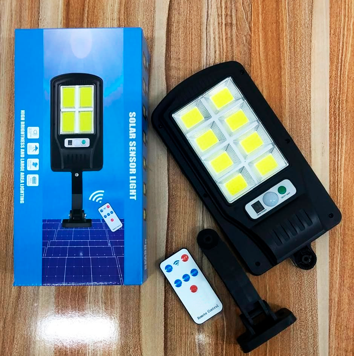 Lámpara Exterior Emergencia Reflector Solar Sensor Movimiento JX616E