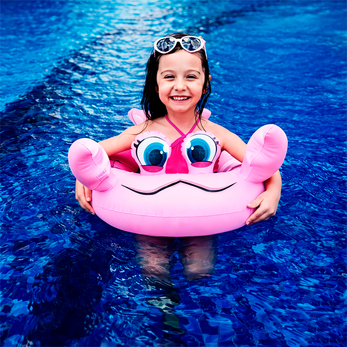 Flotador Cangrejo Inflable Salvavidas Infantil Piscina Pool HEA2204-140