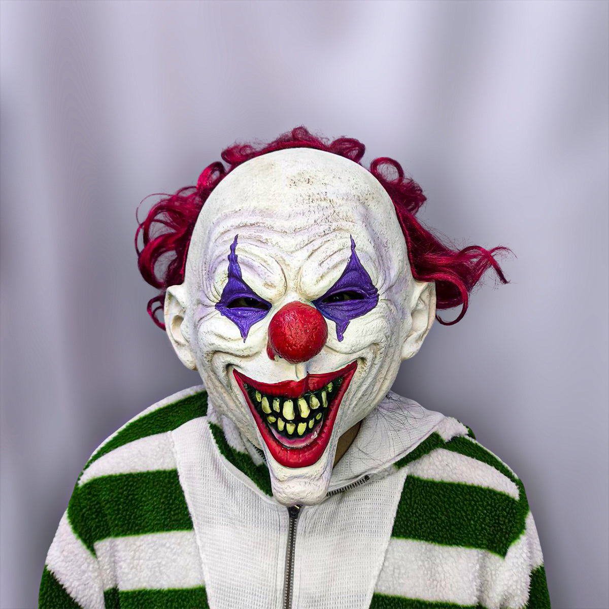 Máscara Payaso Terrorífico Realista Látex Halloween MA-130