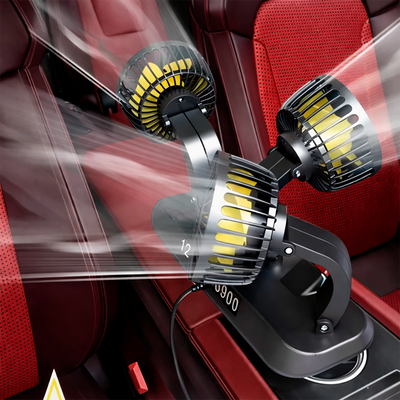 Ventilador Triple De Coche 360° Vehículo Aromaterapia y Rotación Ajustable VEN-006