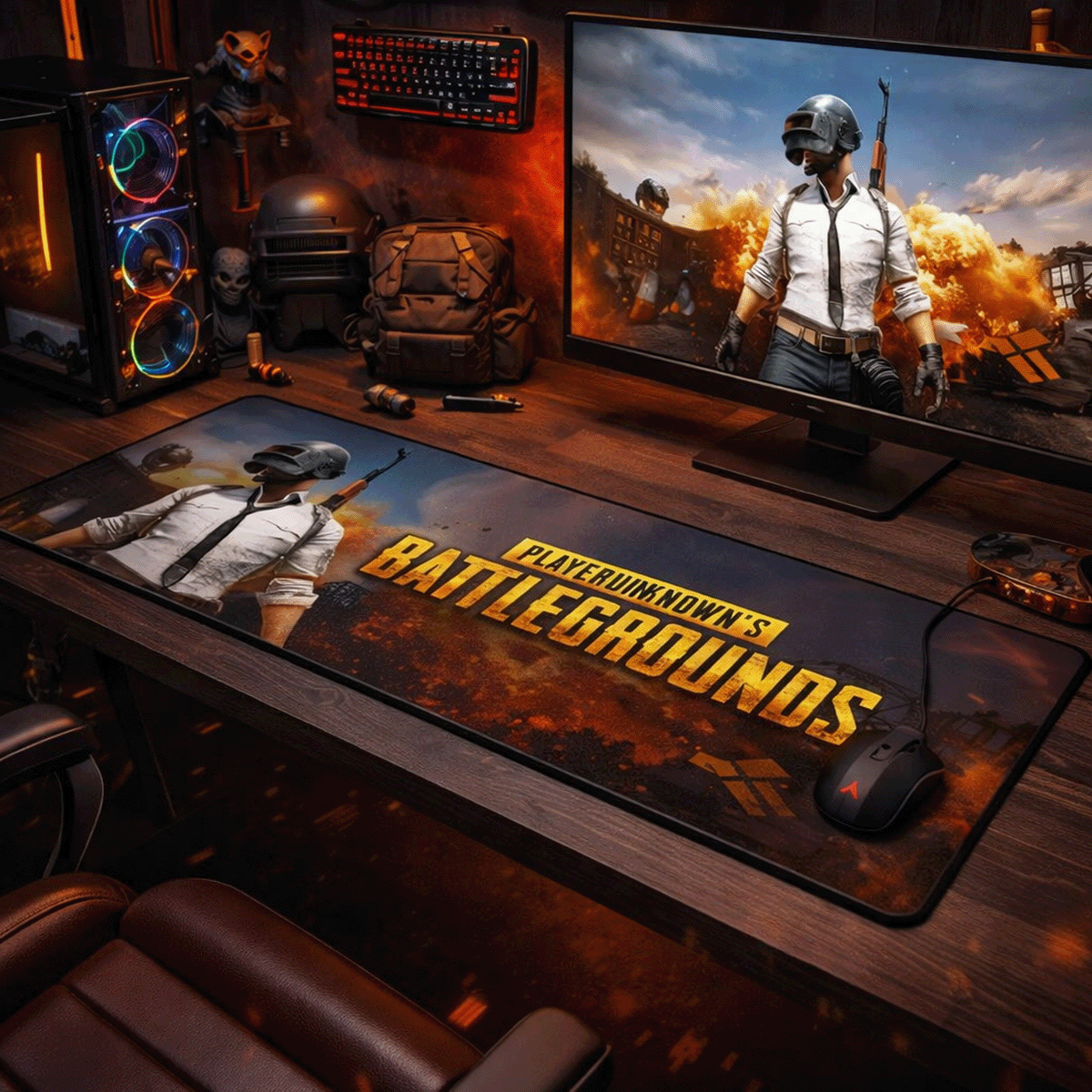 Mouse Pad Gamer Grande XXL Antideslizante Impermeable 6118