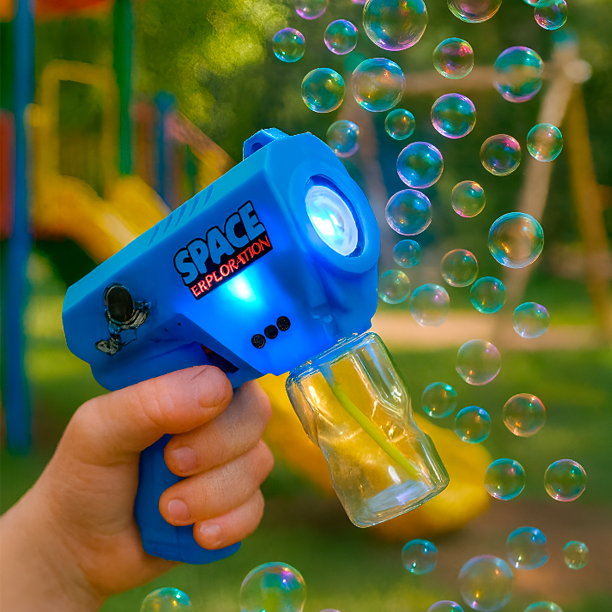 Pistola De Juguete Lanza Burbujas Automático Infantil 2099