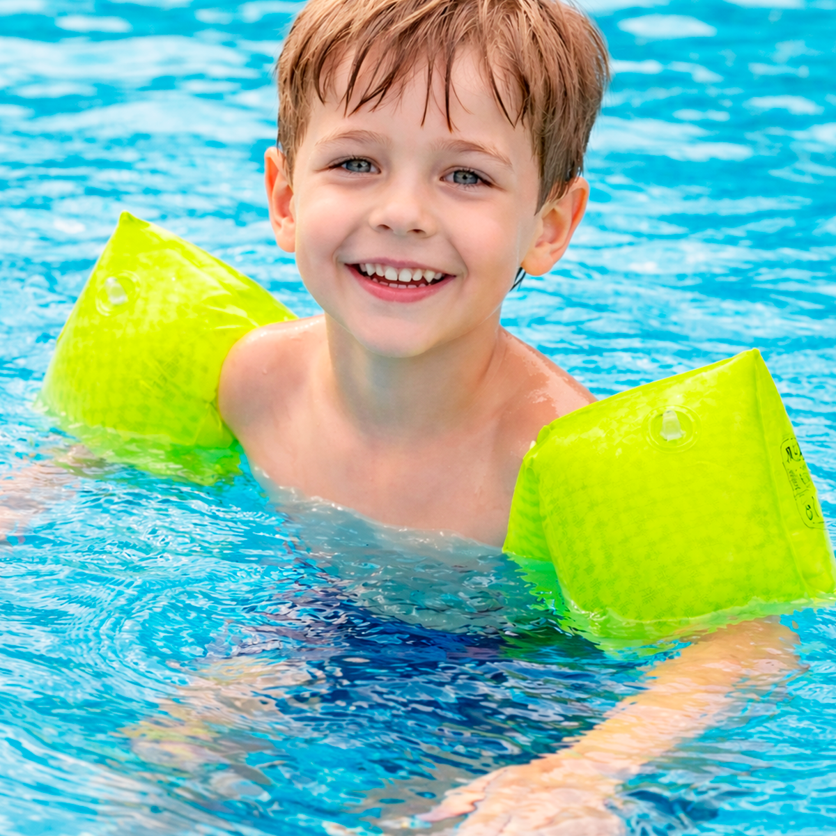 Flotadores de Brazos para Niños Neón Inflable Infantil Piscina Pool XL-33