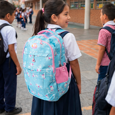 Morral Escolar Conejitos Mochila Infantil Bolso MANA-0053