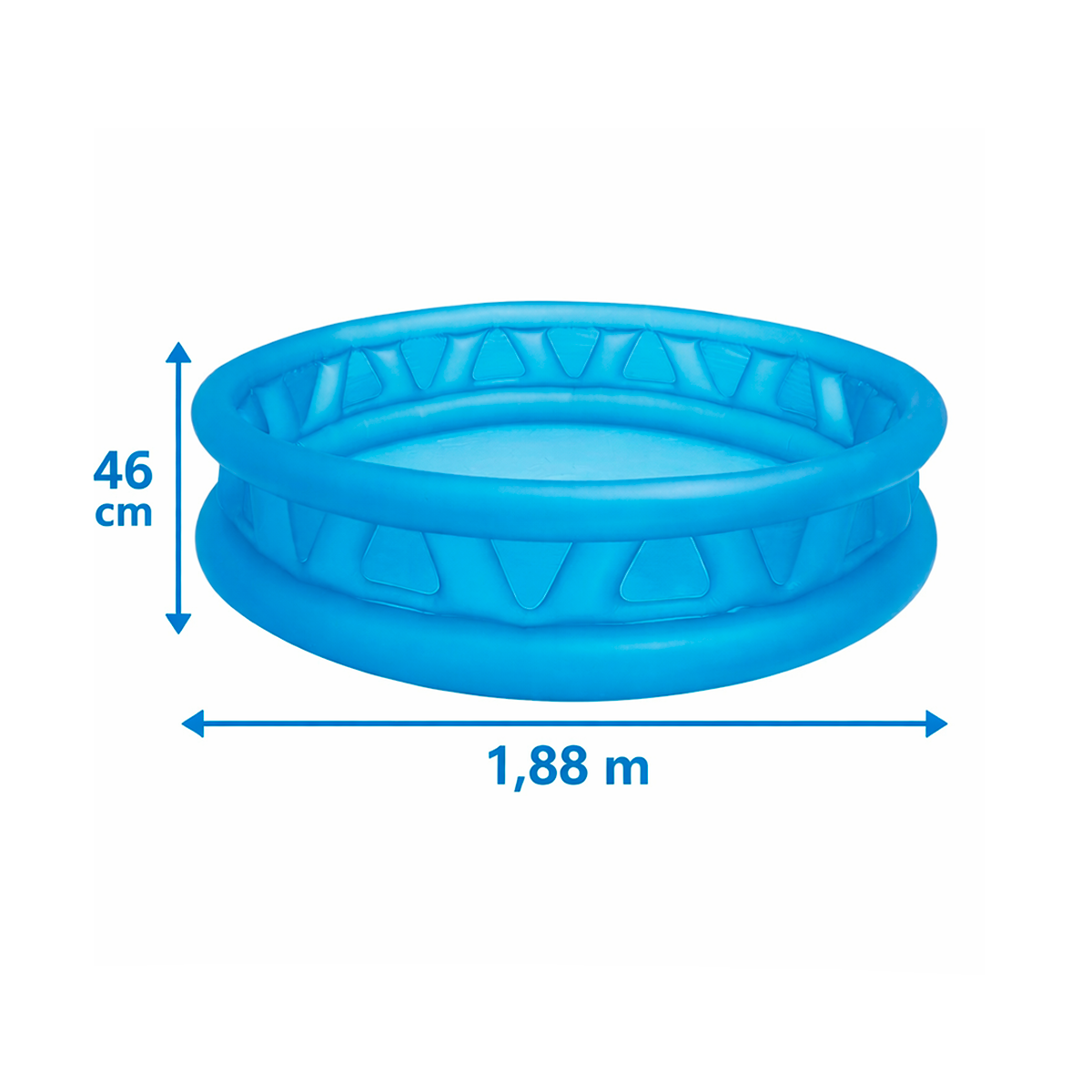 Piscina Inflable Bordes Suaves 180x46cm Redonda Infantil 58431