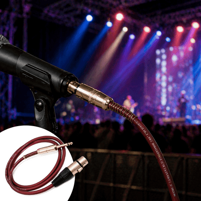 Cable Para Micrófono XLR Hembra a Plug 6.35 mm EDK-04-522