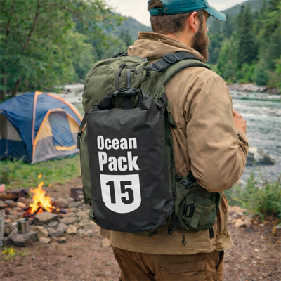 Bolso Impermeable 15L Ocean pack Deportes Mochila Pesca 602