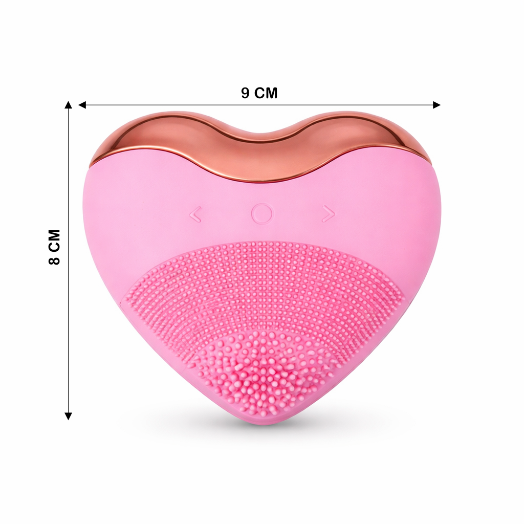 Limpiador Masajeador Facial Eléctrico Recargable de Silicona  Exfoliante MSJF-4