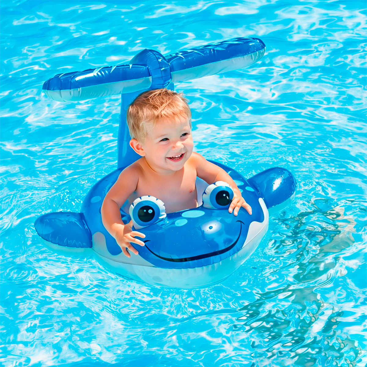 Flotador Ballena Inflable Salvavidas Infantil Piscina Pool MYT-90