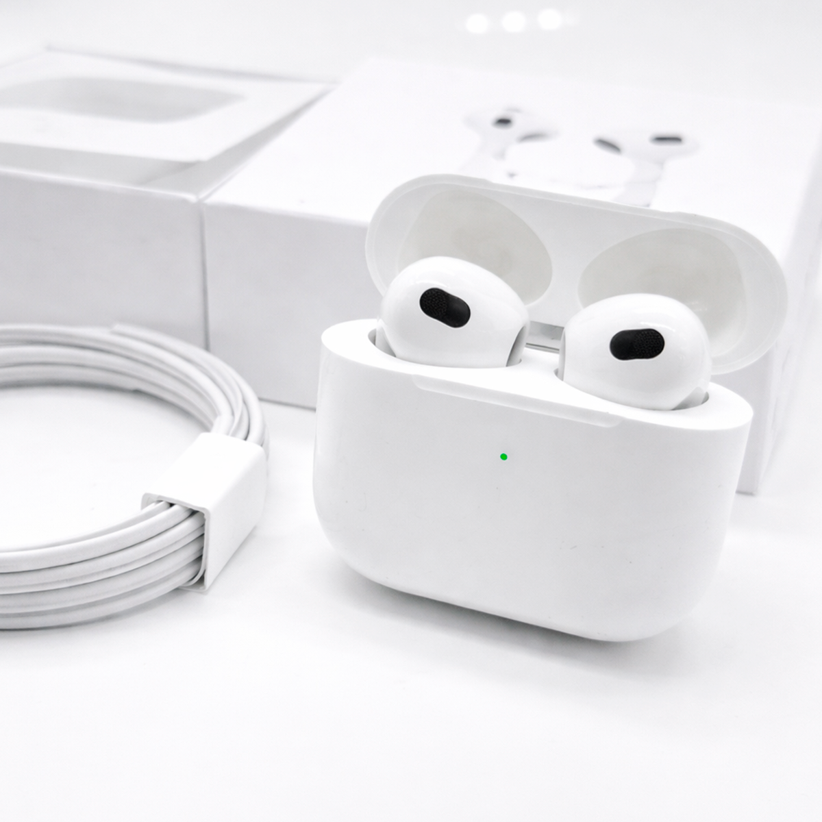 Audífonos Inalámbricos Tipo AirPods 3ª Generación AAA con Estuche de Carga AIR3