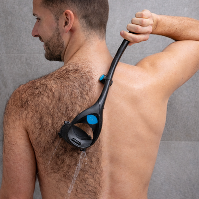 Afeitadora de Espalda Manual Plegable Ajustable con 2 Cuchillas para Hombre MA-8809