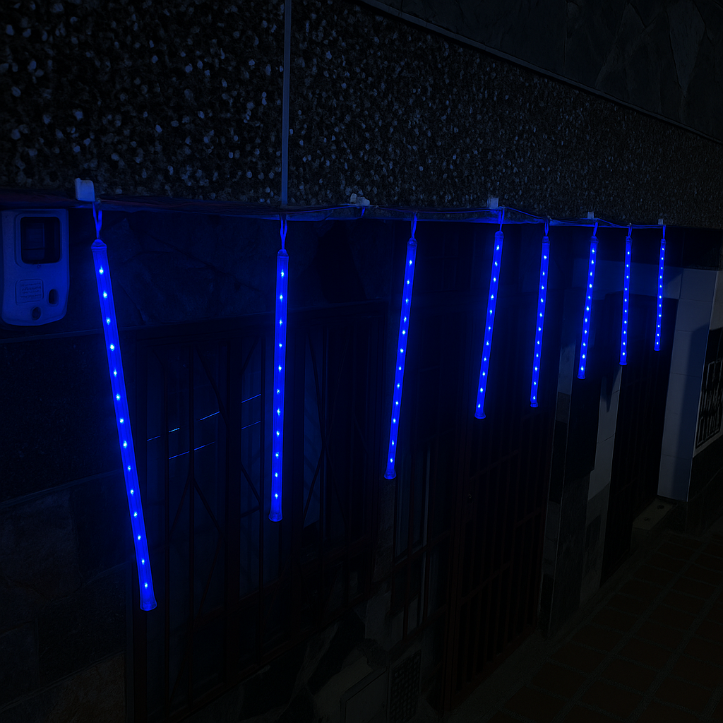 Luces Led Lágrima 3M Meteoro Sube y Baja Decoración Navidad 46 cm 2300