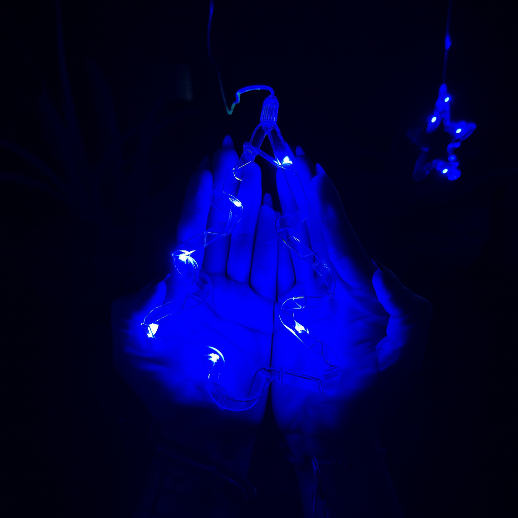 Cortina Intercalada de Arboles y Estrellas 3 M 130 LEDS Decoración Navidad 173