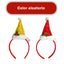 Diadema Navideña con Gorrito LED Fiesta y Navidad DGNL2