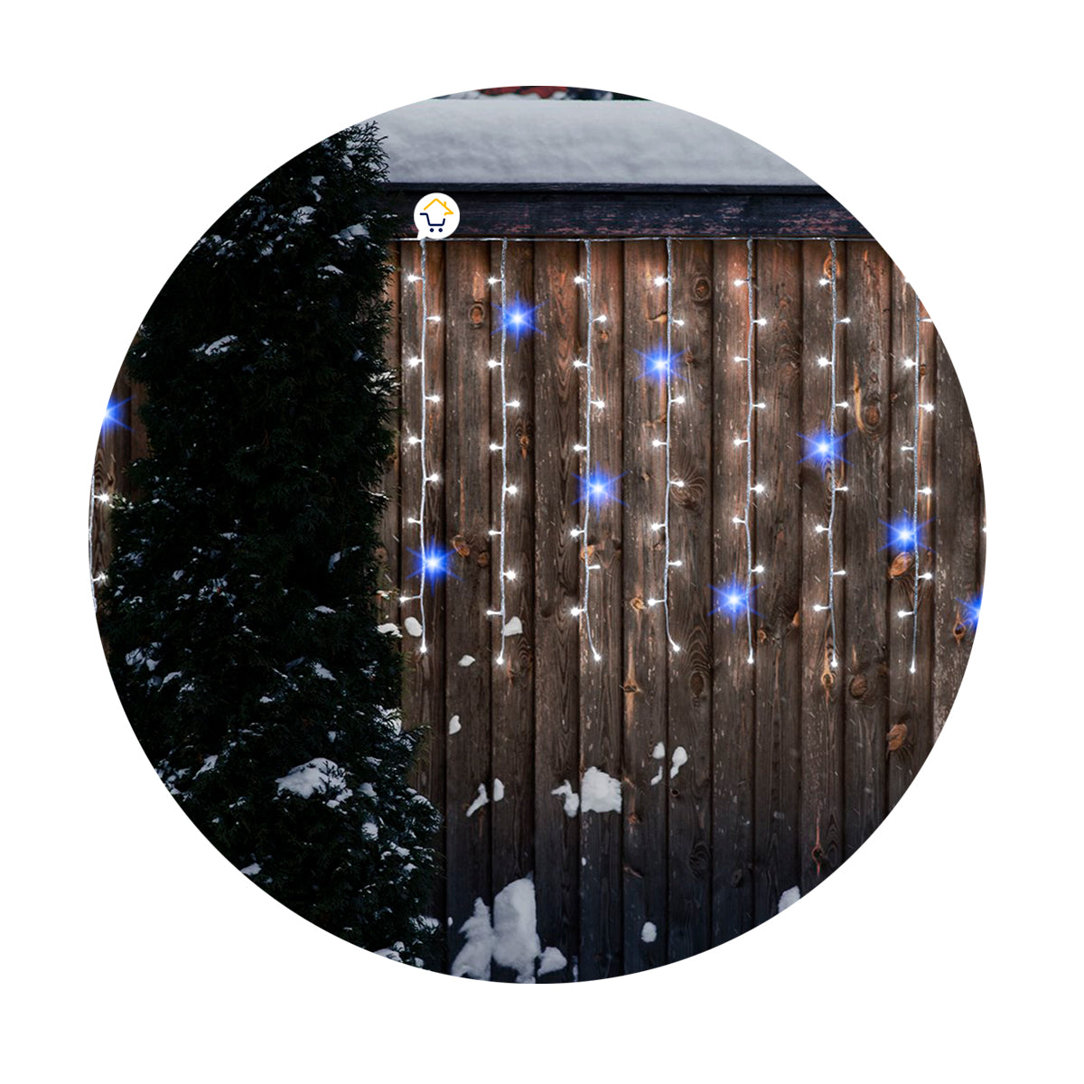 Cortina LED 3X1 M 120 LED Destellos Luces Navidad 1321B